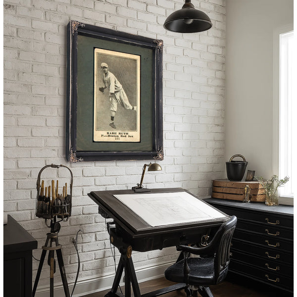 D329 Weil Baking Babe Ruth Rookie — Framed Wall Art Room View | Bella Frye