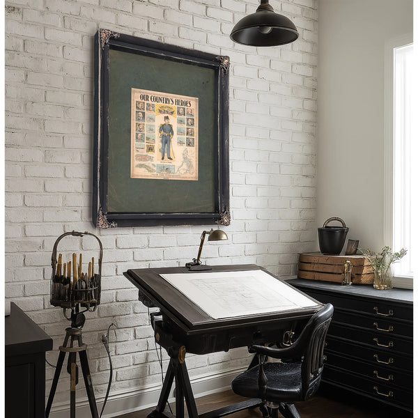 Our Countrys Heros 1899 — Framed Wall Art Room View | Bella Frye