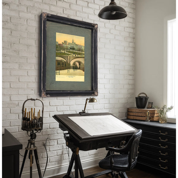 The Underground Passage at City Hall — Framed Wall Art Room View | Bella Frye