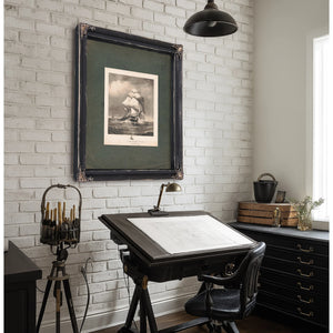 Ys Frigate Constitution Old Ironside 1896 — Framed Wall Art Room View | Bella Frye
