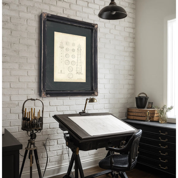 The Keepers Blueprint Hunting Island Light Station Engineering Drawings