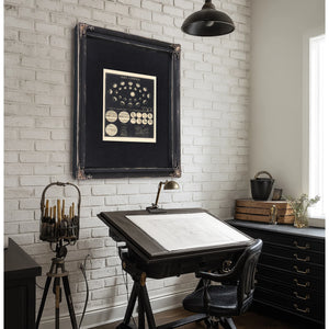 The Wandering Gods Celestial Mechanics of Mars Jupiter — Framed Wall Art Room View | Bella Frye