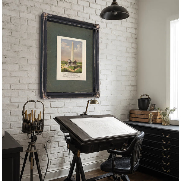 The National Washington Monument 1885 — Framed Wall Art Room View | Bella Frye
