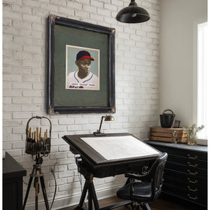 Satchel Paige 1949 Bowman 384ced — Framed Wall Art Room View | Bella Frye