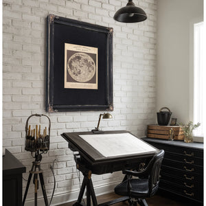 Lord Rosse's Lunar Reverie — A Vast Ruin of Nature — Framed Wall Art Room View | Bella Frye