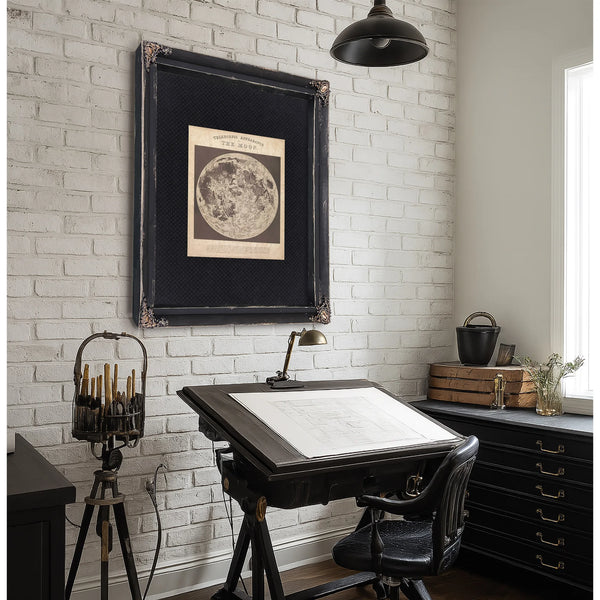 Lord Rosse's Lunar Reverie — A Vast Ruin of Nature — Framed Wall Art Room View | Bella Frye