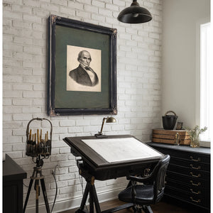 Daniel Webster 1852 — Framed Wall Art Room View | Bella Frye