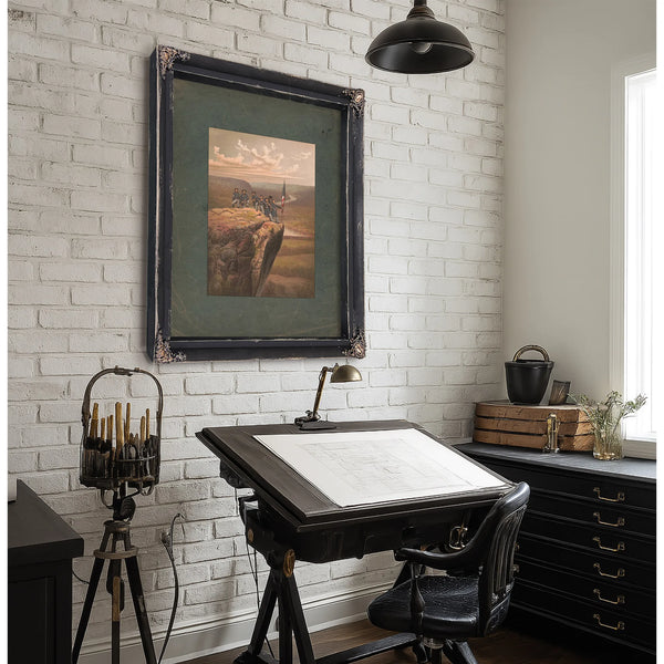 Union Soldiers at Point Lookout Tennessee 1863 188 1 — Framed Wall Art Room View | Bella Frye