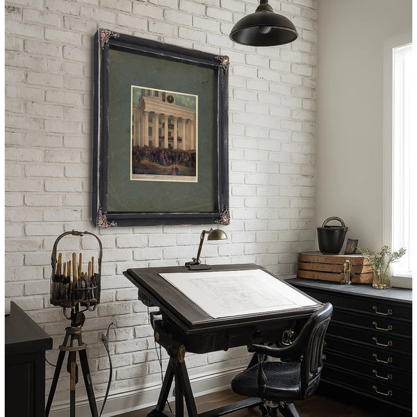 The Starting Point of the Great War Between the States 1878 — Framed Wall Art Room View | Bella Frye