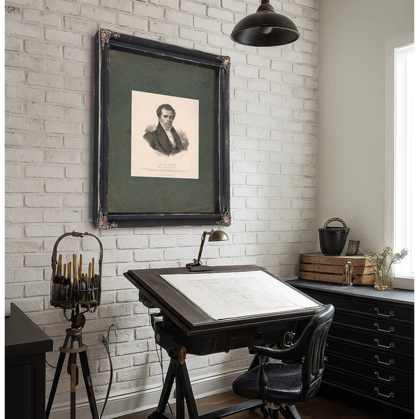 Eli K Moore Representative From New York 1837 — Framed Wall Art Room View | Bella Frye
