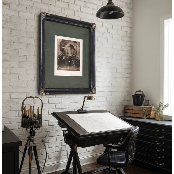 President Abraham Lincoln and His Generals 1884 — Framed Wall Art Room View | Bella Frye