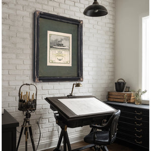 Around the Globe With the United States Atlantic Fleet 199 — Framed Wall Art Room View | Bella Frye