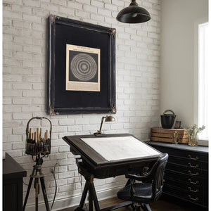 The Mädler Delusion — Victorian Dreams of a Cosmic Heart — Framed Wall Art Room View | Bella Frye