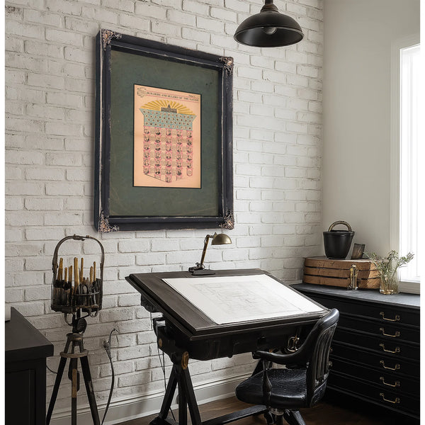 Builders and Rulers of the Nation 1895 — Framed Wall Art Room View | Bella Frye