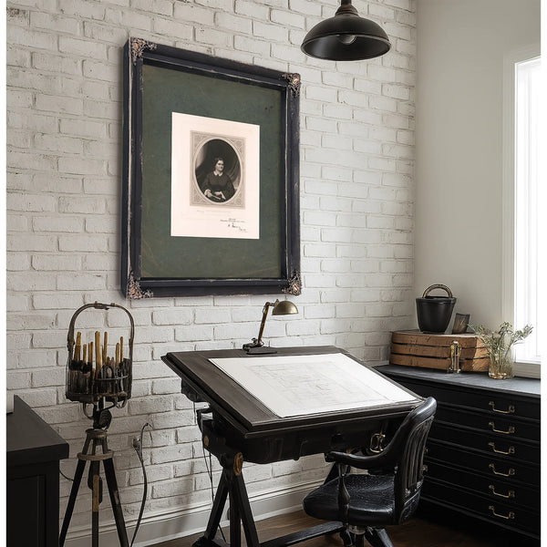 Mrs Abraham Lincoln 1864 — Ebony Framed Canvas Print | Bella Frye
