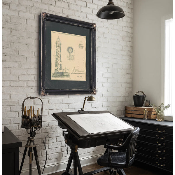 Sand Island Light Station Blueprint 8th District Engineering Drawings