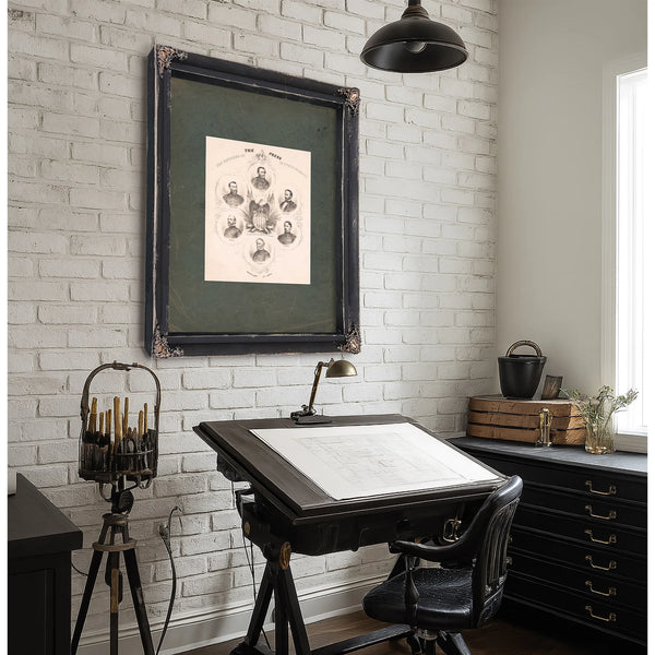 The Carriers of the Press to Their Patrons 19th Century — Framed Wall Art Room View | Bella Frye