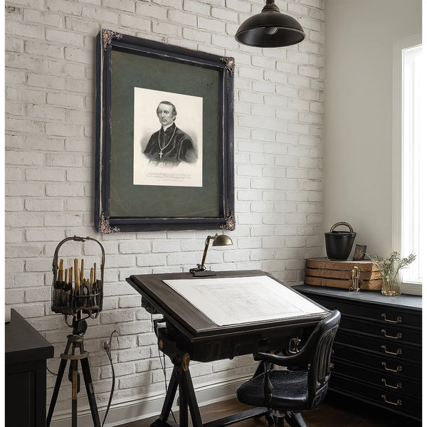The Most Rev John Hughes Dd_ First Archbishop of New York 1864 — Framed Wall Art Room View | Bella Frye