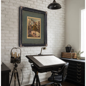 Benjamin Franklin Printer Philadelphia 1914 — Framed Wall Art Room View | Bella Frye