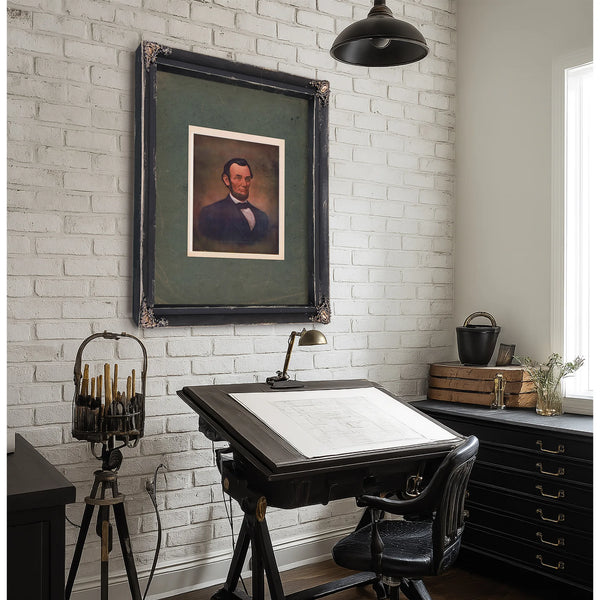 Abraham Lincoln 199 — Framed Wall Art Room View | Bella Frye