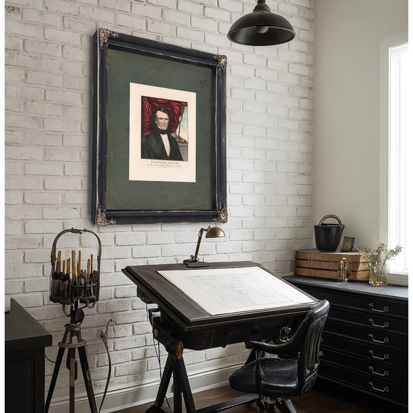 Franklin Pierce_ Democratic Candidate for Fourtheenth President of the United States 1852 — Framed Wall Art Room View | Bella
