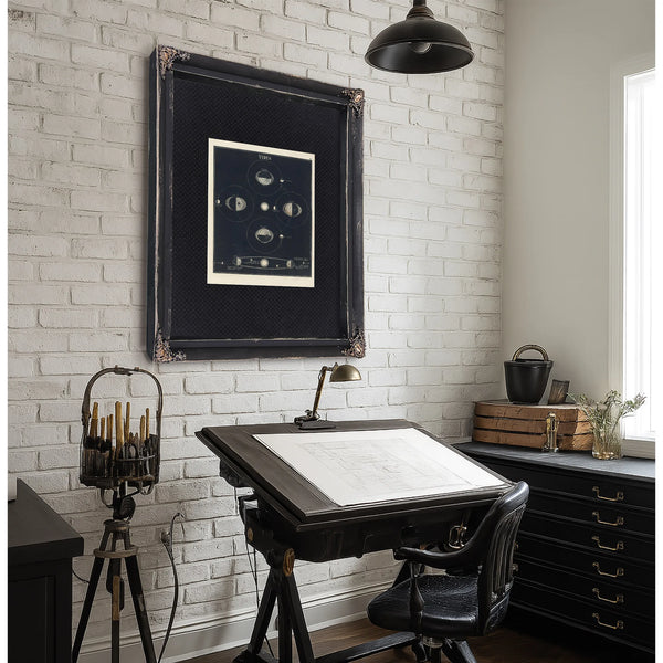 The Lunar Pull a Study of Celestial Forces and Earthly Waters — Framed Wall Art Room View | Bella Frye