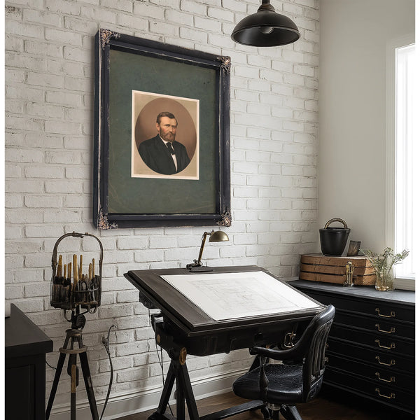 Grant in Citizens Clothes 1868 — Framed Wall Art Room View | Bella Frye