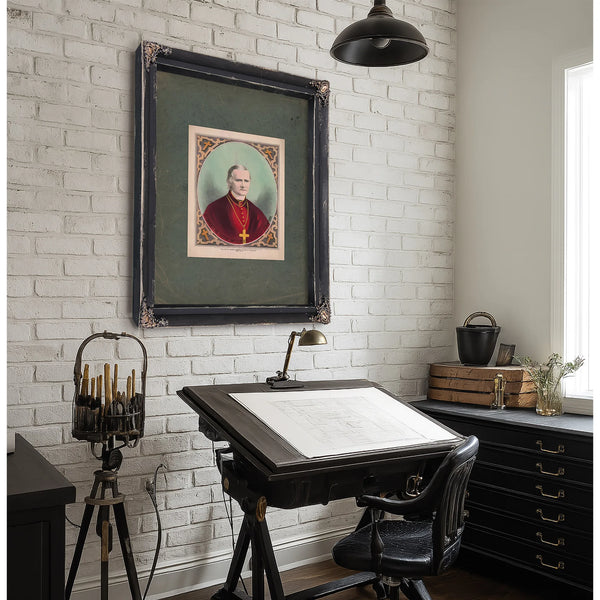 His Eminence the Cardinal Mccloskey Archbishop of New York 1875 — Framed Wall Art Room View | Bella Frye