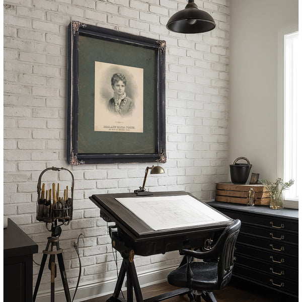 Mrs Ann Eliza Young 19th Wife of Brigham Young 1869 1875 — Framed Wall Art Room View | Bella Frye