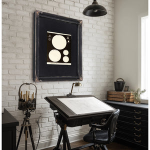 The Celestial Hierarchy a Study in Planetary Scale — Framed Wall Art Room View | Bella Frye