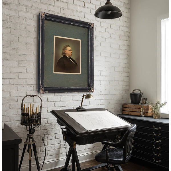 Henry Ward Beecher 1871 — Framed Wall Art Room View | Bella Frye