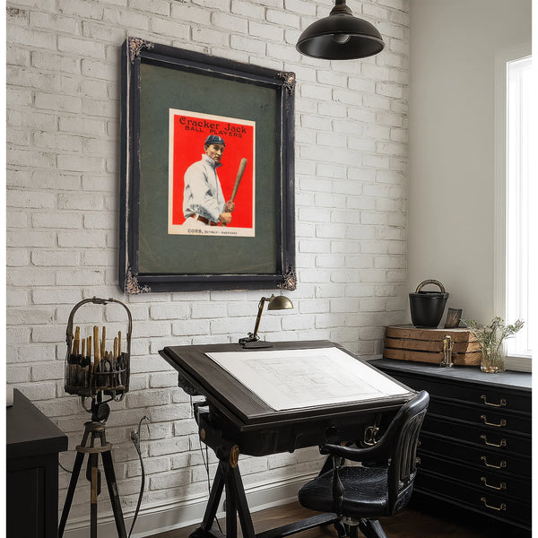 Cracker Jack Ty Cobb — Framed Wall Art Room View | Bella Frye