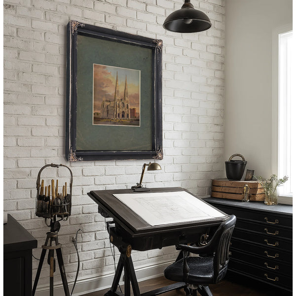 The New Cathedral Fifth Avenue New York 19th Century — Framed Wall Art Room View | Bella Frye