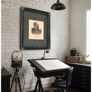 Eminent Colored Men Hon Blanche K Bruce of Mississippi 1884 — Framed Wall Art Room View | Bella Frye