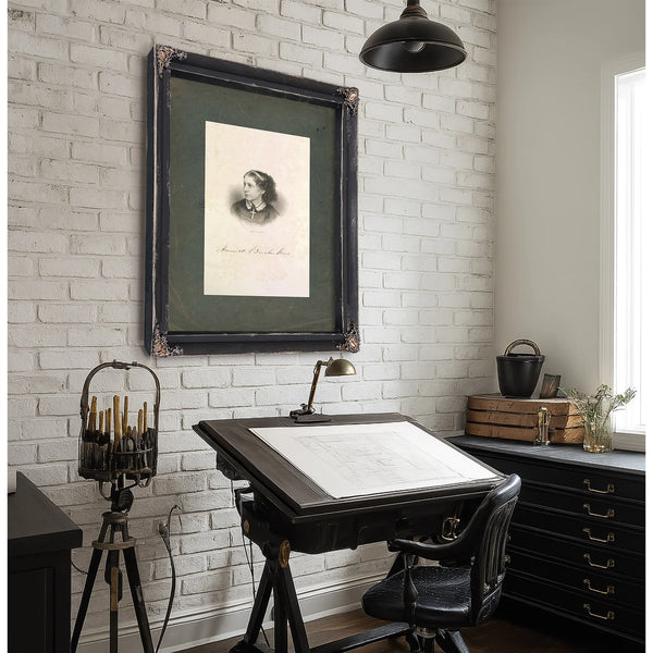 Harriet Beecher Stowe 1852 — Framed Wall Art Room View | Bella Frye