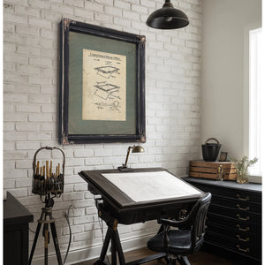 United States Patent 2858551 Trampoline by Bruce C Sidlinger (1958) — Framed Wall Art Room View | Bella Frye