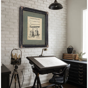 The Publicans Secret Schmidts Pressure Apparatus Patent — Framed Wall Art Room View | Bella Frye
