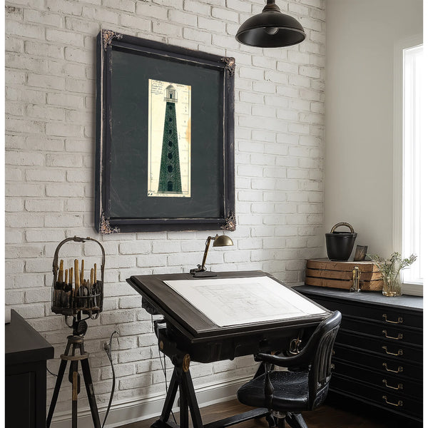 The Cumberland Island Beacon a Tower Lost to Time — Framed Wall Art Room View | Bella Frye