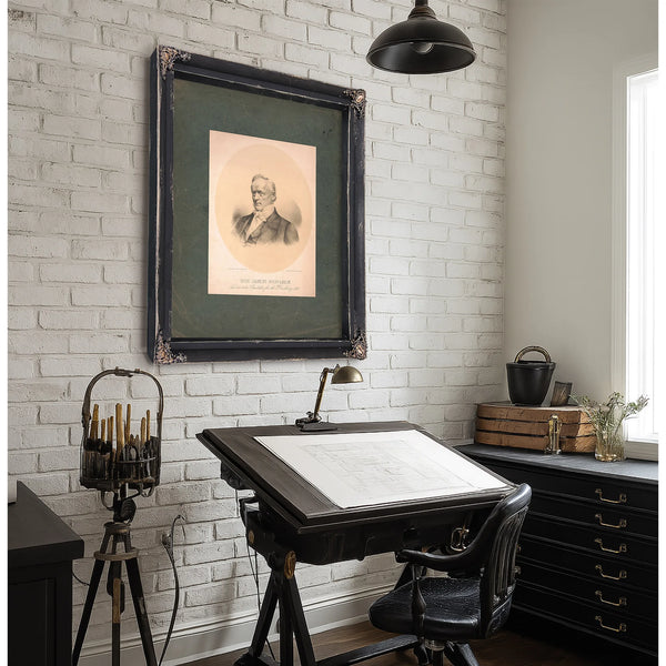 Hon James Buchanan Democratic Candidate for the Presidency 1856 1856 — Framed Wall Art Room View | Bella Frye