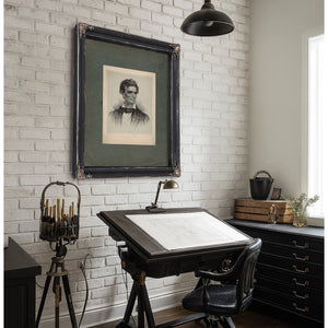 Abraham Lincoln 186 — Framed Wall Art Room View | Bella Frye