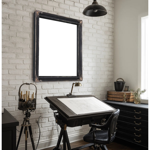 The Baltimore Harbor Sentinel Lighthouse Engineering Blueprint — Framed Wall Art Room View | Bella Frye