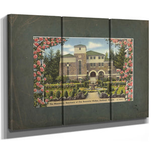 The Monastery Sanctuary Of Our Sorrowful Mother Portland Oregon — vintage wall art by Bella Frye