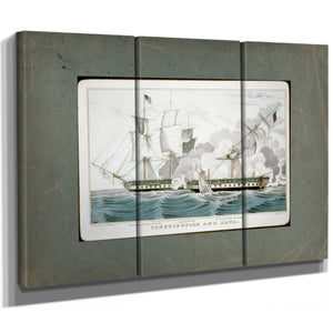 Constitution and Java Naval Battle of the War of 1812 — Framed Wall Art Room View | Bella Frye