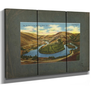 The Ox Bow On The Deschutes River Oregon — vintage wall art by Bella Frye