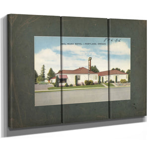 Mel Wana Motel Portland Oregon — vintage wall art by Bella Frye
