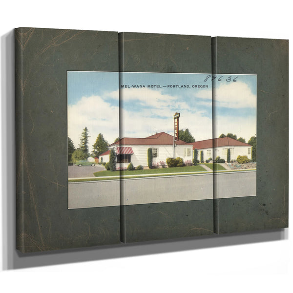 Mel Wana Motel Portland Oregon — vintage wall art by Bella Frye