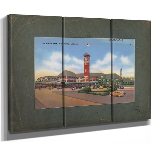 The Union Station Portland Oregon — vintage wall art by Bella Frye