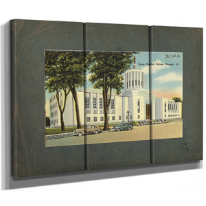 State Capitol Salem Oregon'1 — vintage wall art by Bella Frye