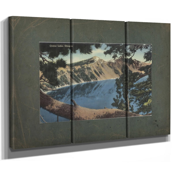 Crater Lake Oregon — vintage wall art by Bella Frye