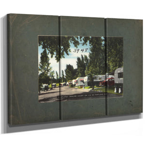 Portland Trailer Court On Us 99 Portland Ore — vintage wall art by Bella Frye